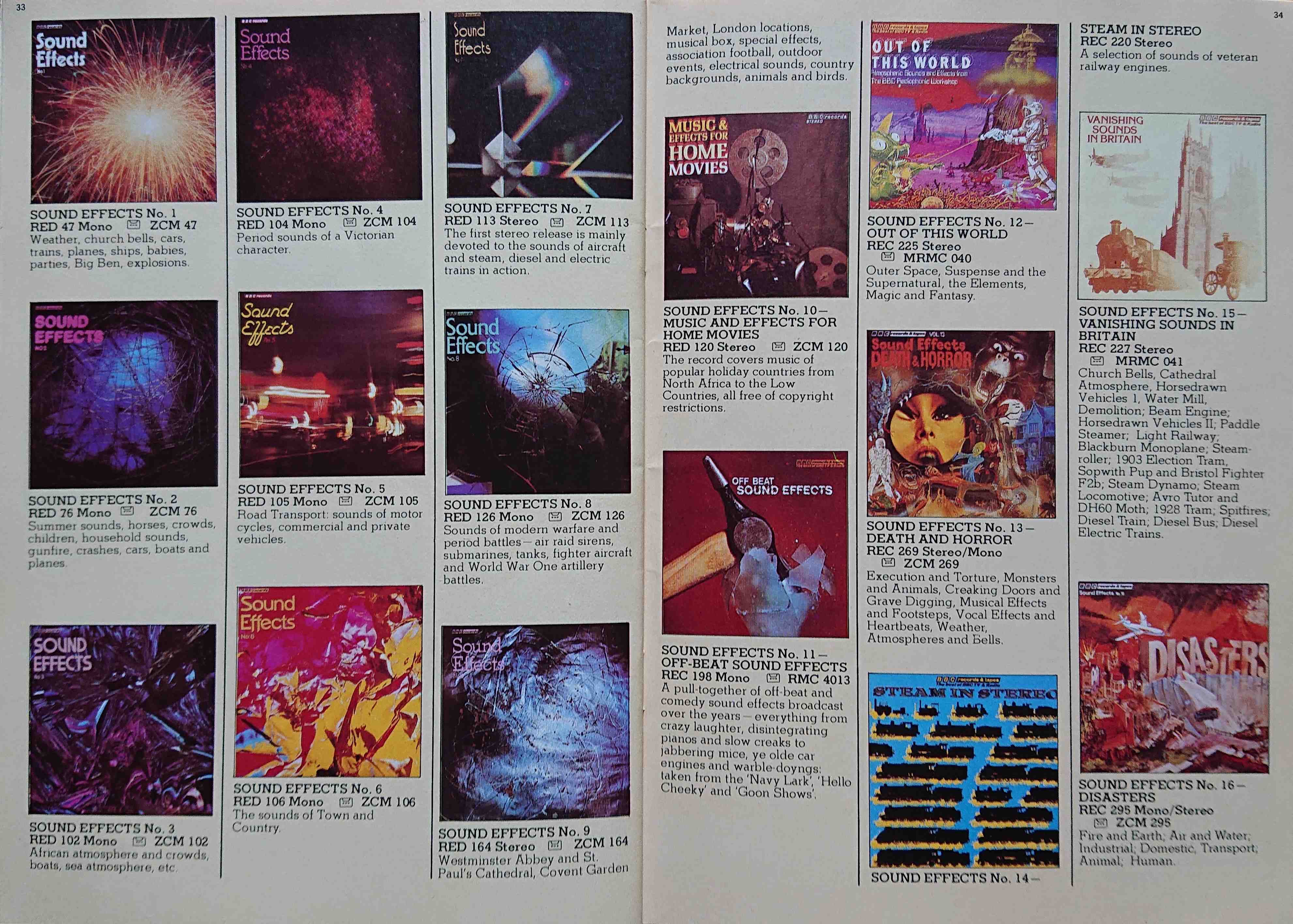 Other pages of catalogue BBC Records catalogue 1979